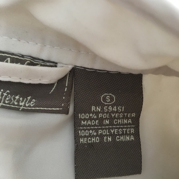 🎁2/$12 JANE ASHLEY SM CREAM FULL ZIP  THIN DIAMOND QUILT 2 POCKET VEST - Picture 8 of 10